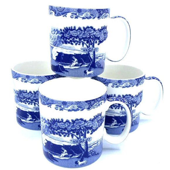 Spode Kitchen Nwot Spode Blue Italian Mug Set Of 4 Macys Msrp 22 1